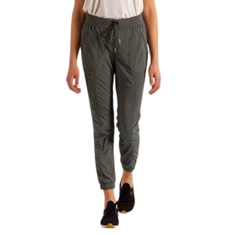 Indygena Maeto Stretch Pants Gray Drawstring Joggers‎ Lightweight M Athleisure